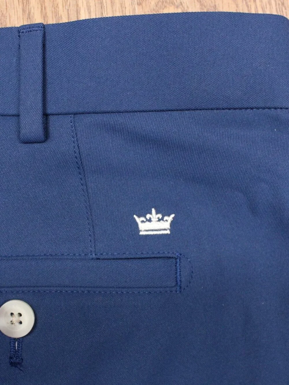 PETER MILLAR WICKING REGULAR FIT SHORTS POLYESTER NAVY BLUE Sz 42